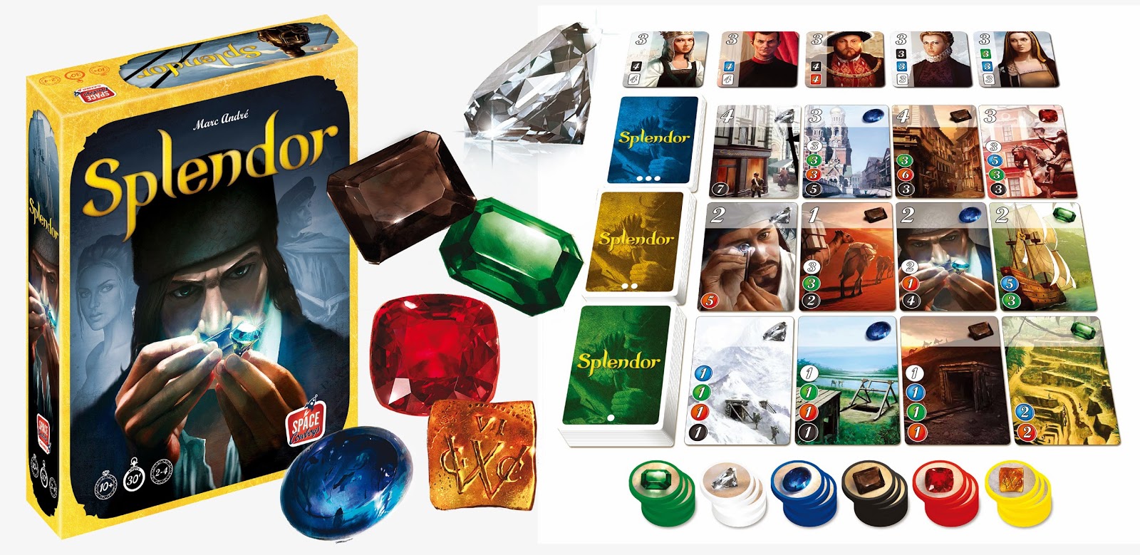 Splendor-Board-Game-Components